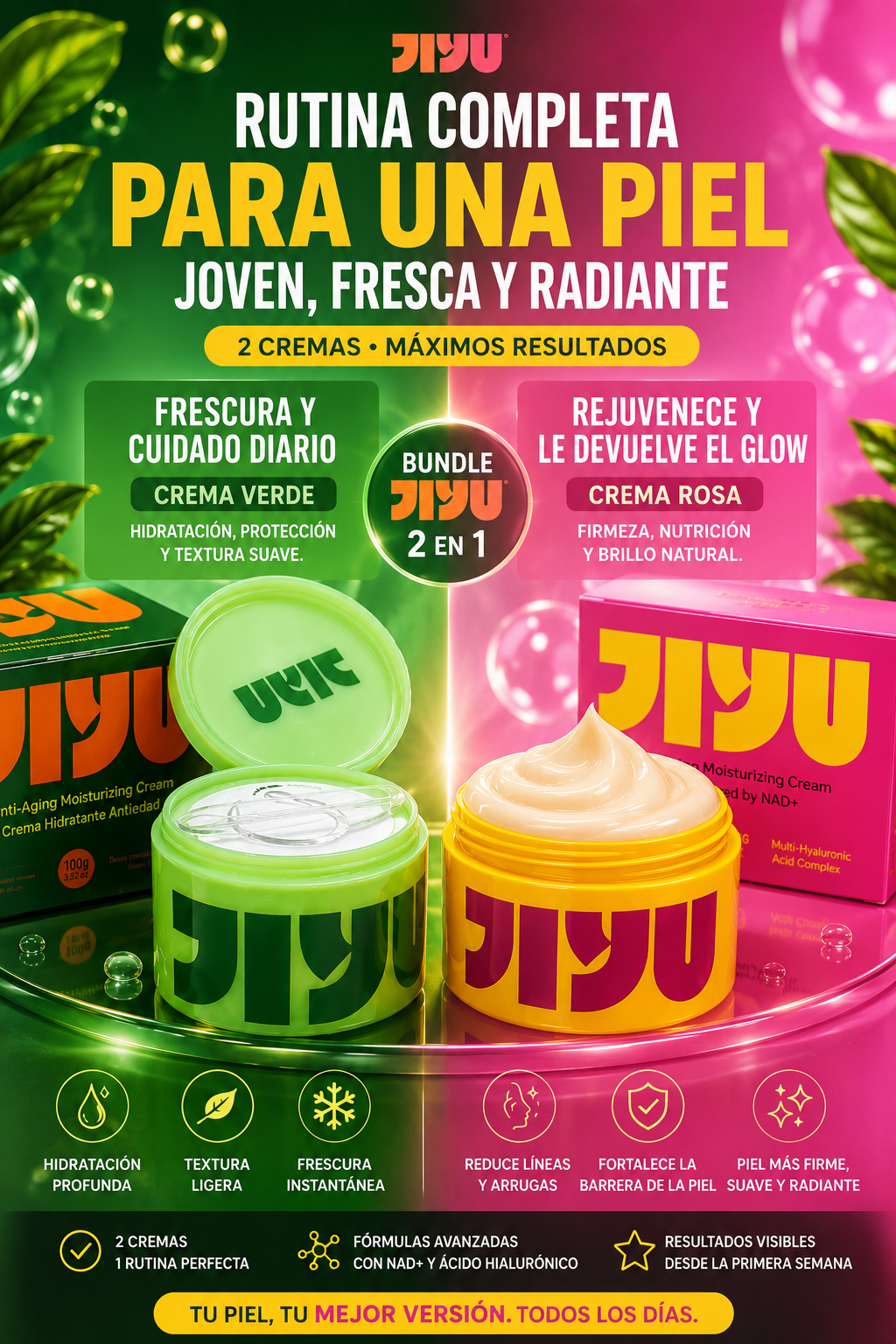 JIYU SKINCARE DUO – LIMPIEZA + HIDRATACIÓN