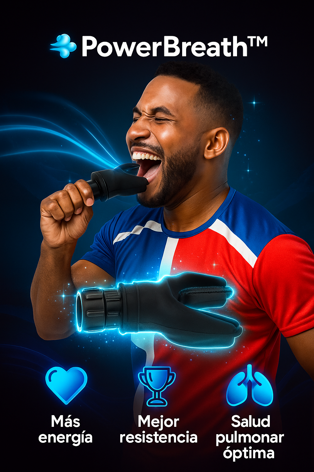 💨 PowerBreath™ – Entrenador Pulmonar Profesional