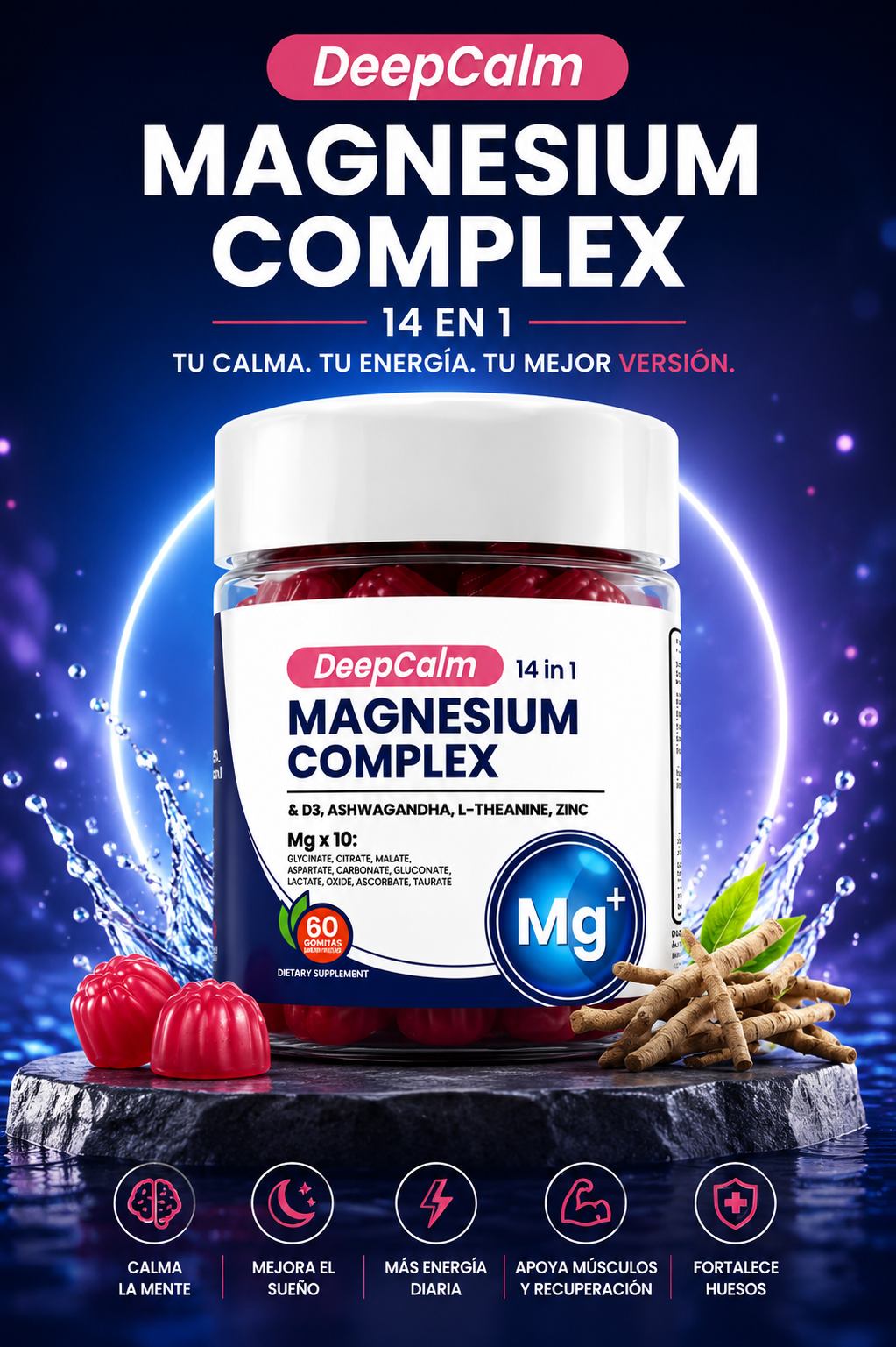 DeepCalm – Magnesium Complex (14 en 1)
