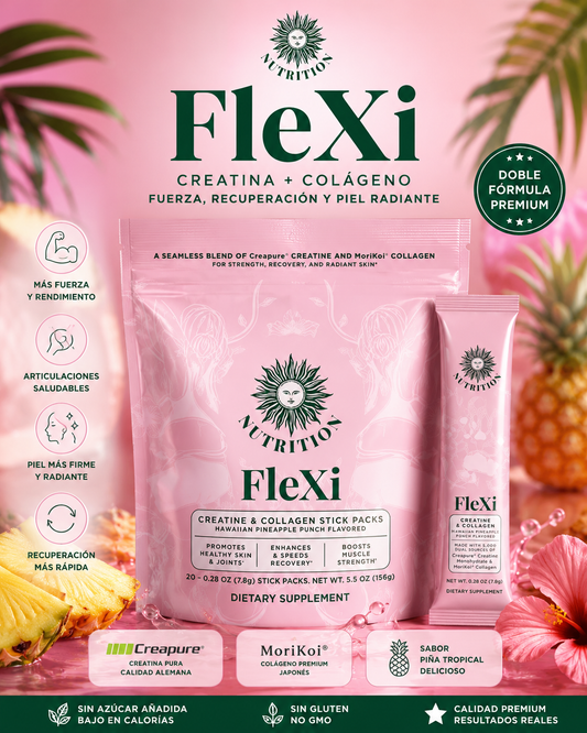 FLEXI – CREATINE + COLLAGEN  (ENERGÍA Y RECUPERACIÓN)
