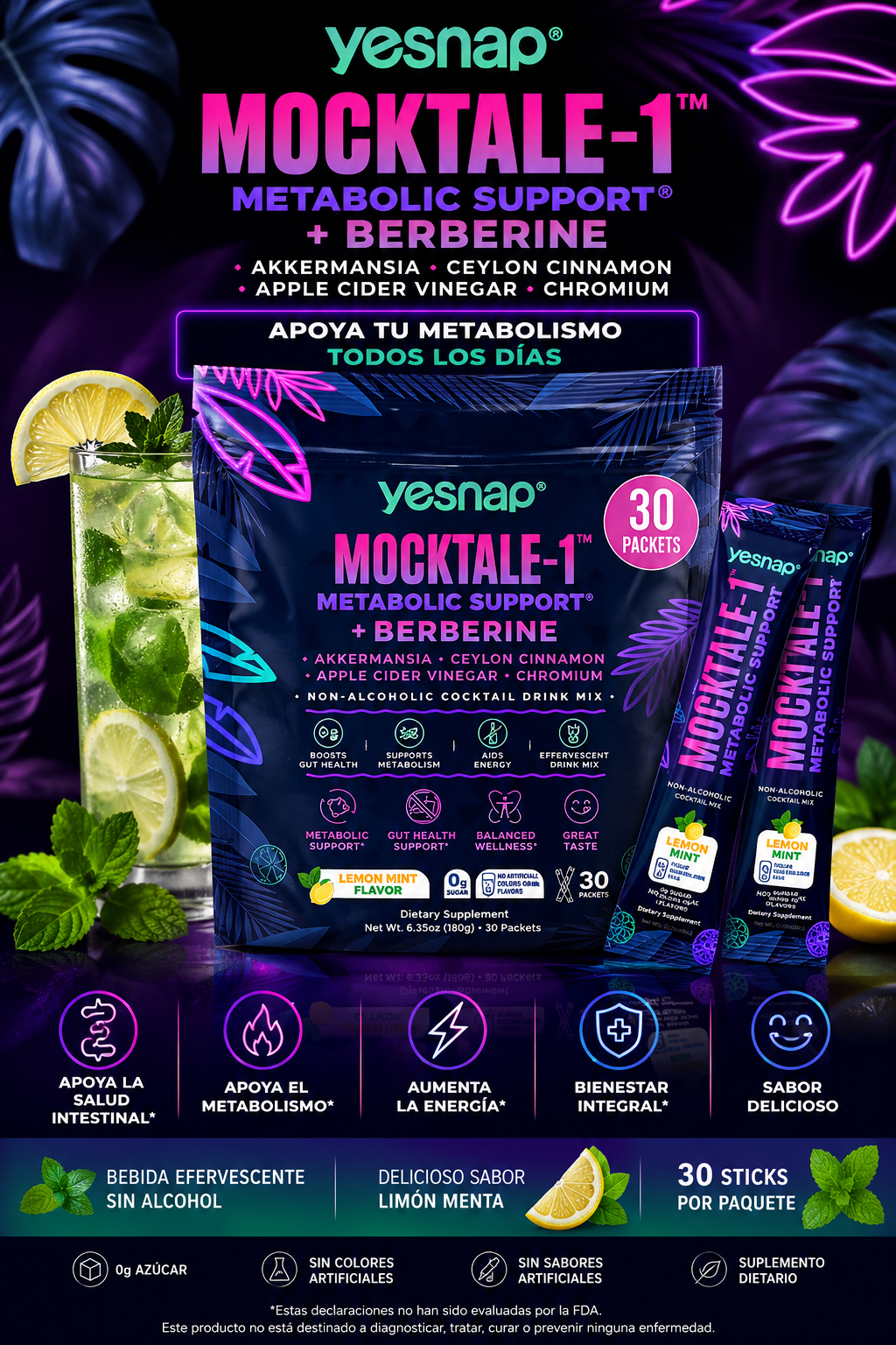 YESNAP – MOCKTALE-1  (METABOLISMO Y BIENESTAR)