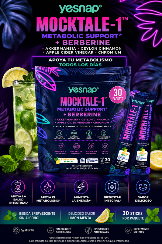 YESNAP – MOCKTALE-1  (METABOLISMO Y BIENESTAR)