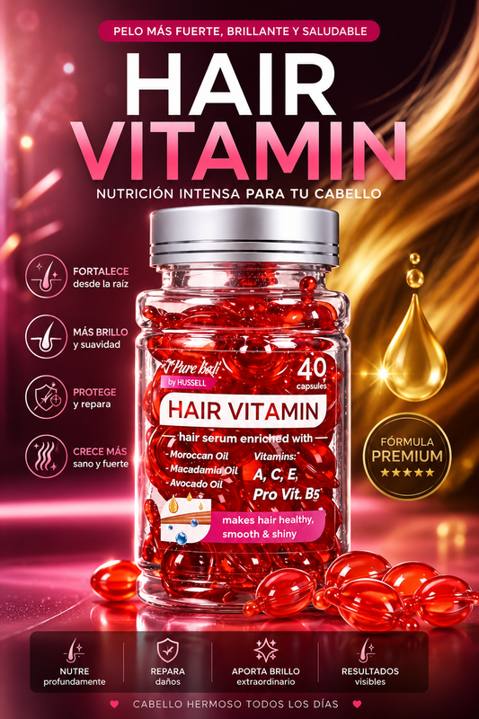 HAIR VITAMIN CAPSULES (REPARACIÓN Y BRILLO)