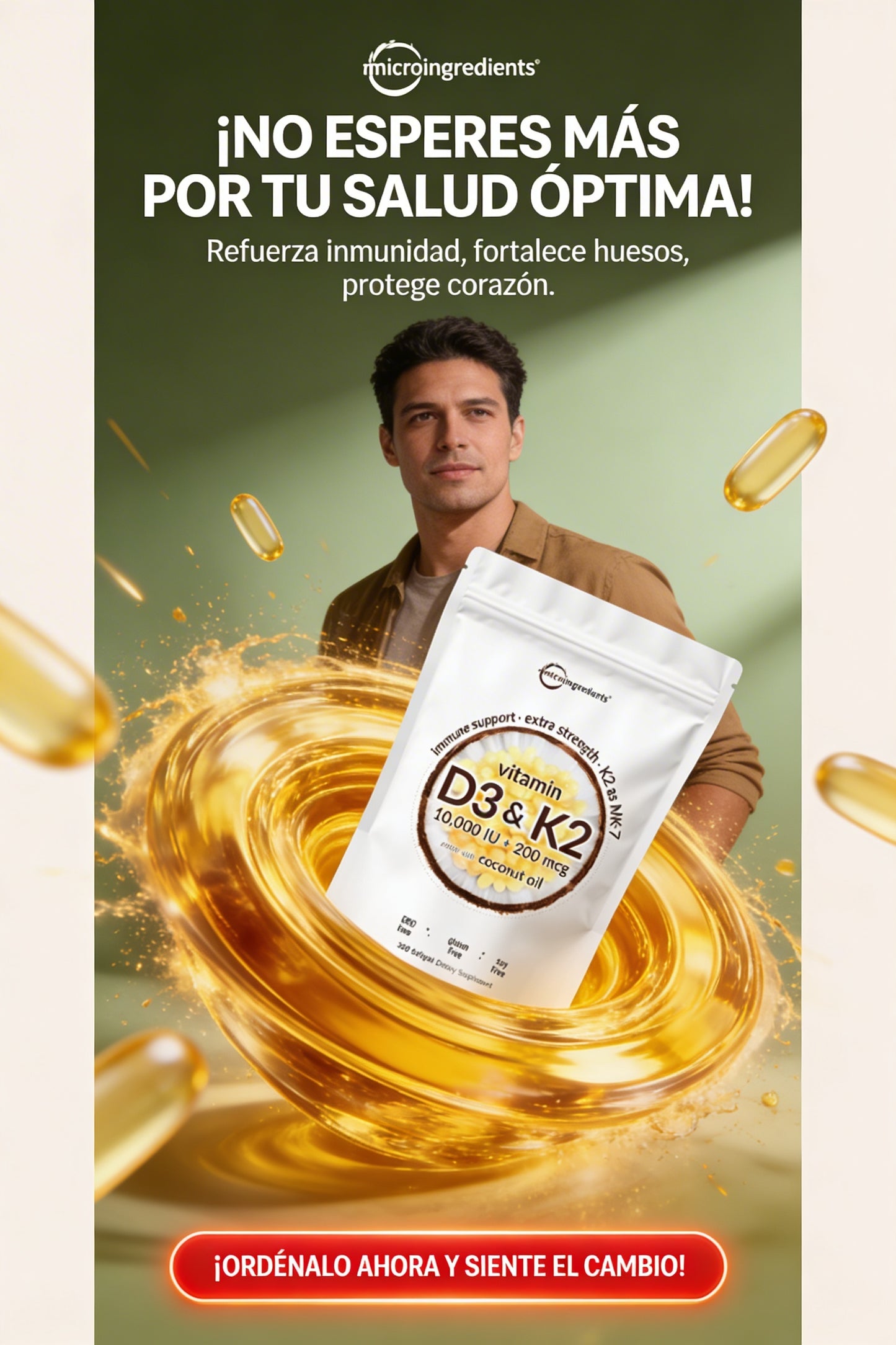 Micro Ingredients Vitamin D3 K2